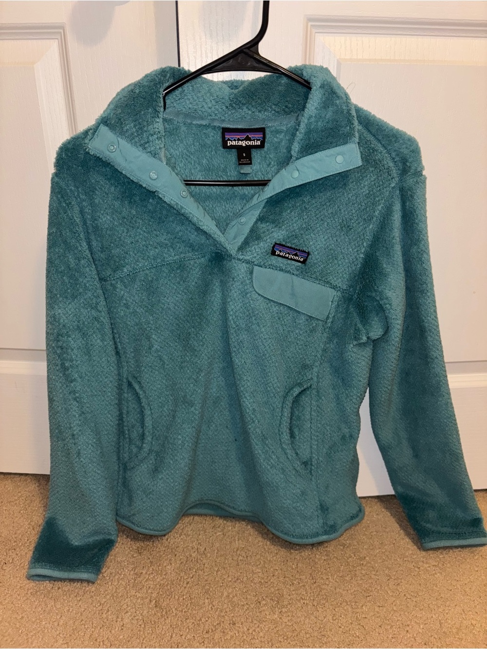 Patagonia Teal Fleece Pullover